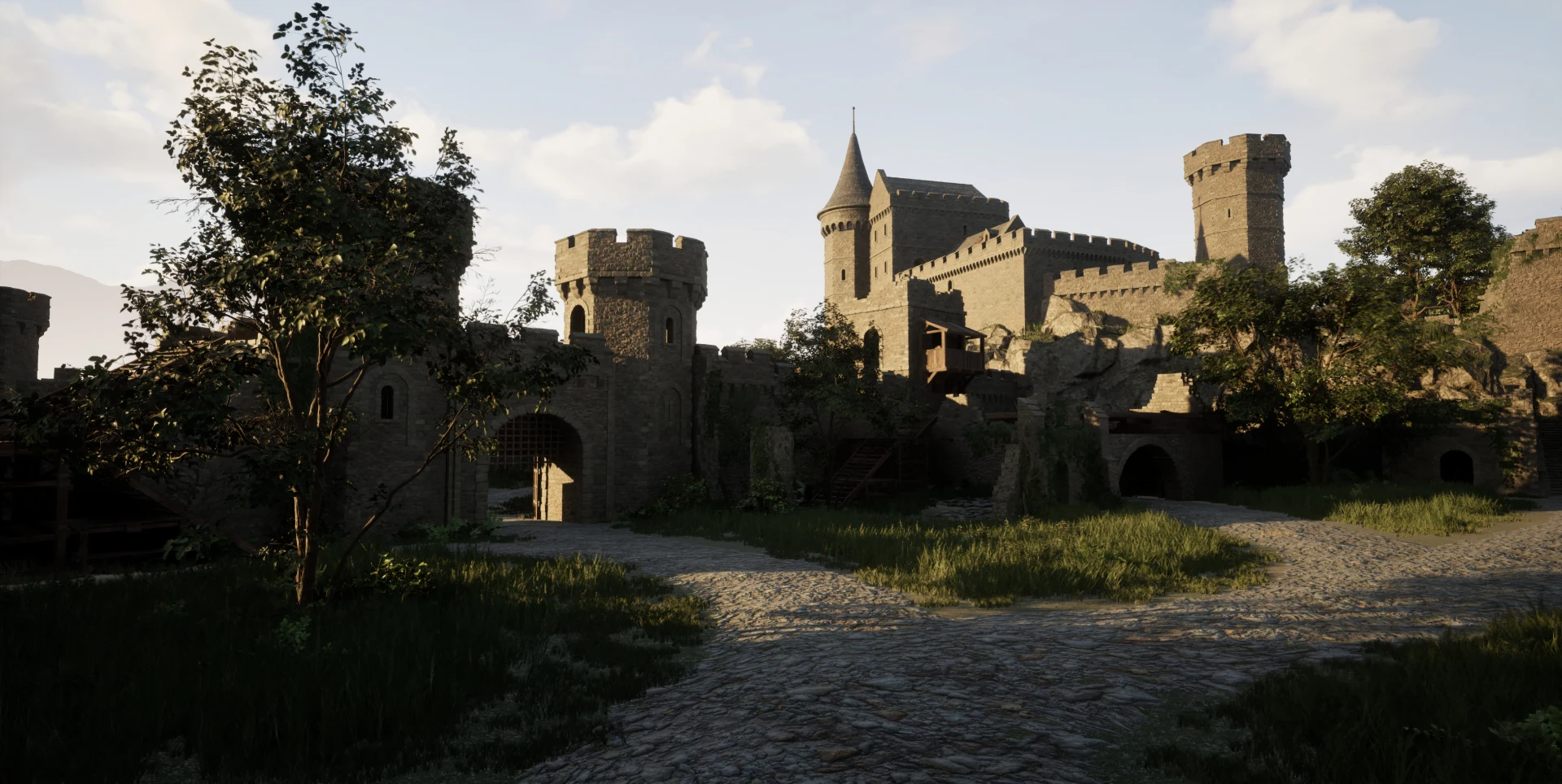 Final castle render