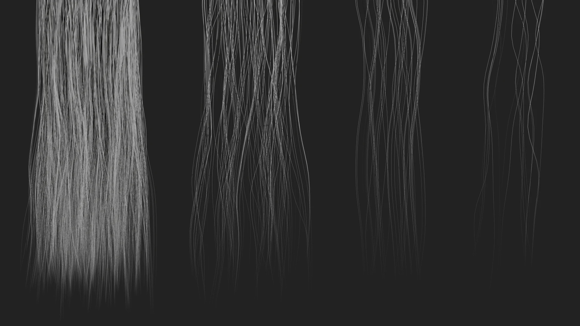 Hair card examples