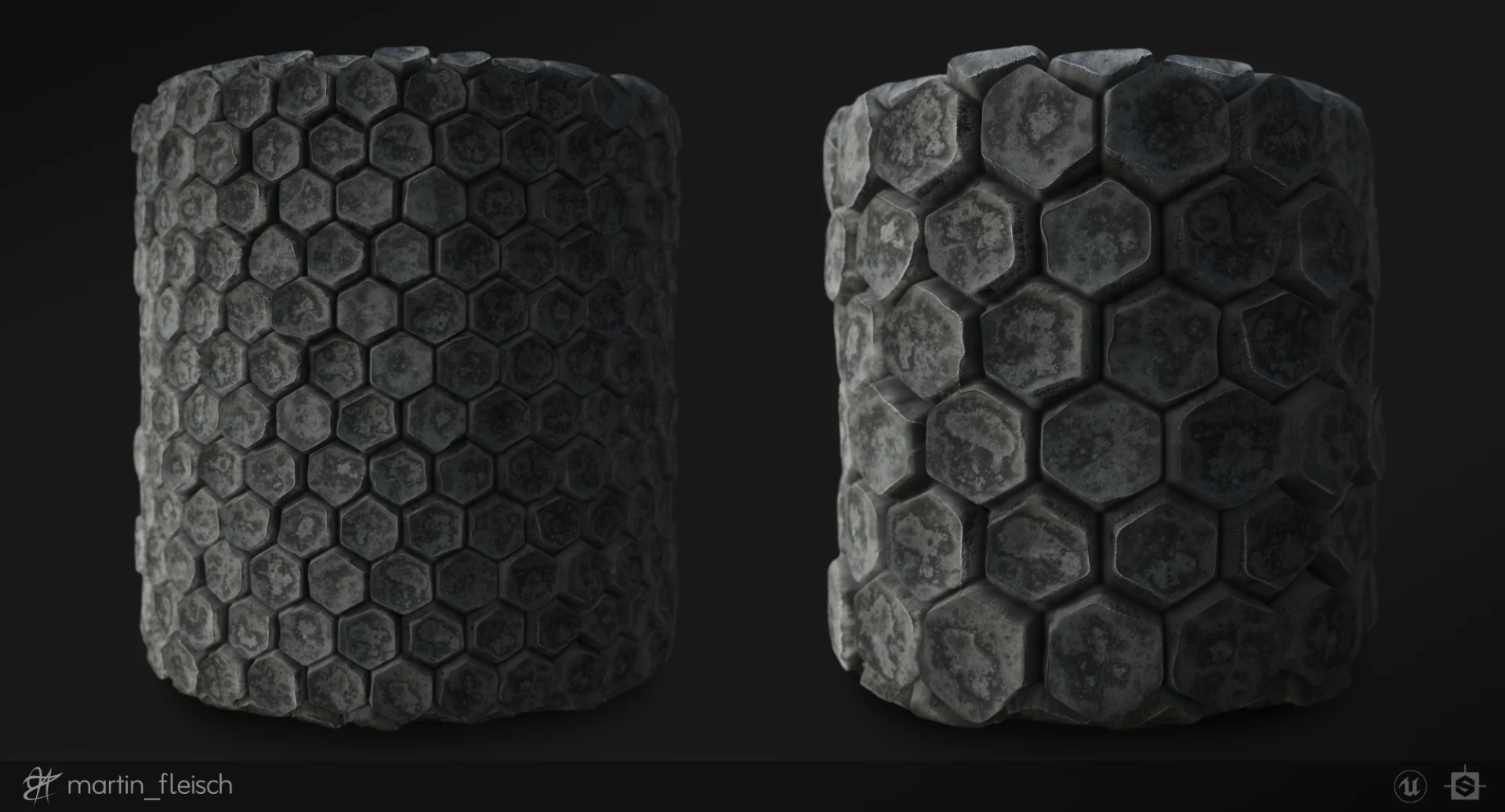 Basalt texture renders