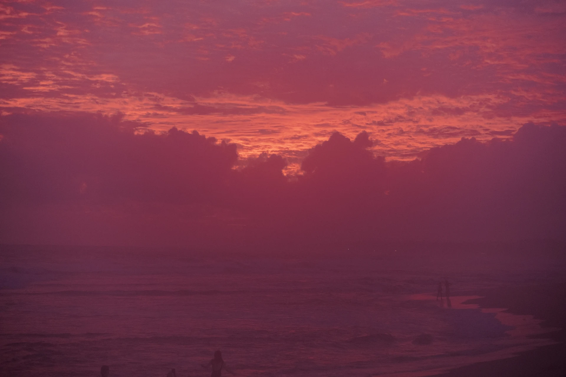 Beach at sunrise